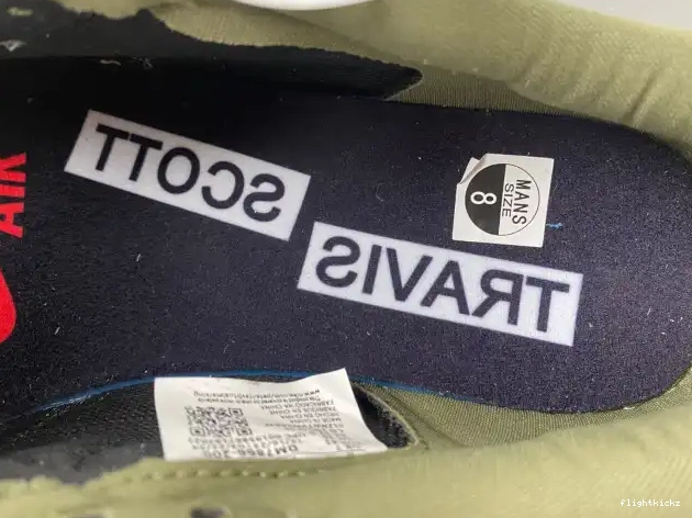 X AIR JORDAN MEDIUM DM7866-200 LOW 1 OLIVE SCOTT OG TRAVIS 0602